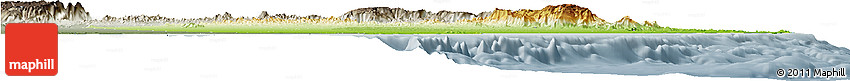 Physical Horizon Map of a Sharqiya, semi-desaturated