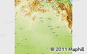Physical Map of Ibra