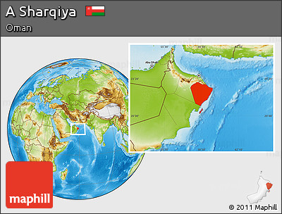Physical Location Map of a Sharqiya