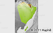 Physical Map of A Sharqiya, desaturated