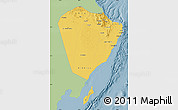 Savanna Style Map of A Sharqiya, single color outside