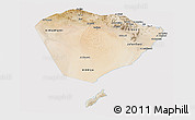 Satellite Panoramic Map of A Sharqiya, cropped outside