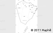 Blank Simple Map of A Sharqiya, cropped outside