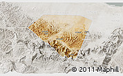 Satellite 3D Map of A Rustaq, lighten, semi-desaturated