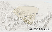 Shaded Relief 3D Map of A Rustaq, lighten