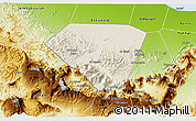 Shaded Relief 3D Map of A Rustaq, physical outside