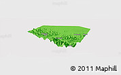 Political Panoramic Map of A Rustaq, cropped outside