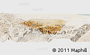 Satellite Panoramic Map of A Rustaq, lighten