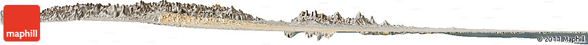 Satellite Horizon Map of Sohar, semi-desaturated