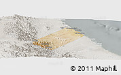 Satellite Panoramic Map of Sohar, lighten, semi-desaturated