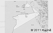 Silver Style 3D Map of Al Buraimi