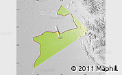 Physical Map of Al Buraimi, lighten, desaturated