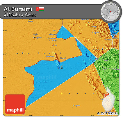 Political Map of Al Buraimi