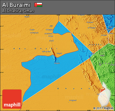 Political Map of Al Buraimi