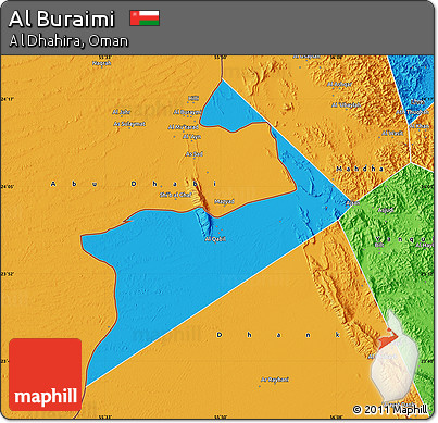 Political Map of Al Buraimi