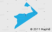 Political Map of Al Buraimi, single color outside
