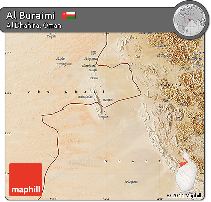 Satellite Map of Al Buraimi