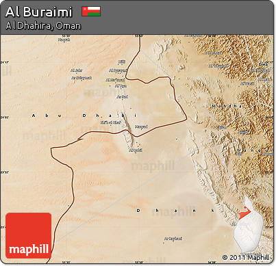 Satellite Map of Al Buraimi