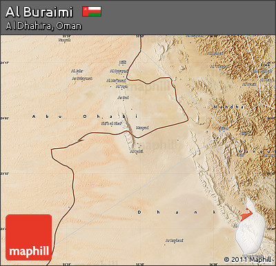 Satellite Map of Al Buraimi