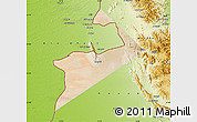 Satellite Map of Al Buraimi, physical outside