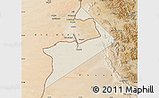 Shaded Relief Map of Al Buraimi, satellite outside