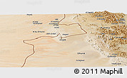 Satellite Panoramic Map of Al Buraimi