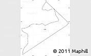 Blank Simple Map of Al Buraimi, cropped outside