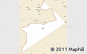 Classic Style Simple Map of Al Buraimi