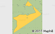 Savanna Style Simple Map of Al Buraimi