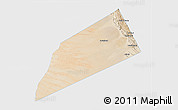 Satellite 3D Map of Dhank, single color outside