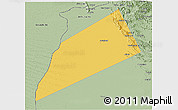 Savanna Style 3D Map of Dhank