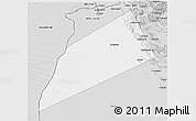 Silver Style 3D Map of Dhank