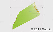 Physical Map of Dhank, cropped outside