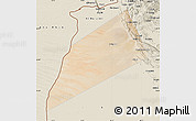 Satellite Map of Dhank, shaded relief outside