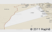 Classic Style Panoramic Map of Dhank
