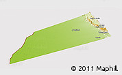 Physical Panoramic Map of Dhank, cropped outside