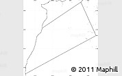 Blank Simple Map of Dhank, no labels