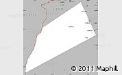 Gray Simple Map of Dhank