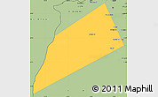 Savanna Style Simple Map of Dhank