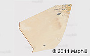 Satellite 3D Map of Ibri, cropped outside