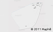 Silver Style 3D Map of Ibri, single color outside