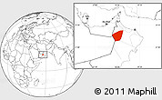 Blank Location Map of Ibri