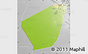 Physical Map of Ibri, lighten, desaturated