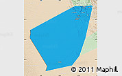 Political Map of Ibri, lighten