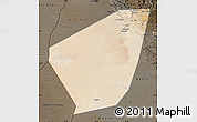 Satellite Map of Ibri, darken