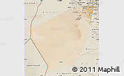 Satellite Map of Ibri, shaded relief outside