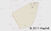 Shaded Relief Map of Ibri, cropped outside