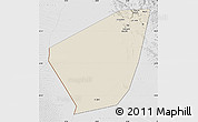 Shaded Relief Map of Ibri, lighten, desaturated