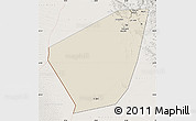 Shaded Relief Map of Ibri, lighten