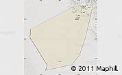 Shaded Relief Map of Ibri, lighten, semi-desaturated